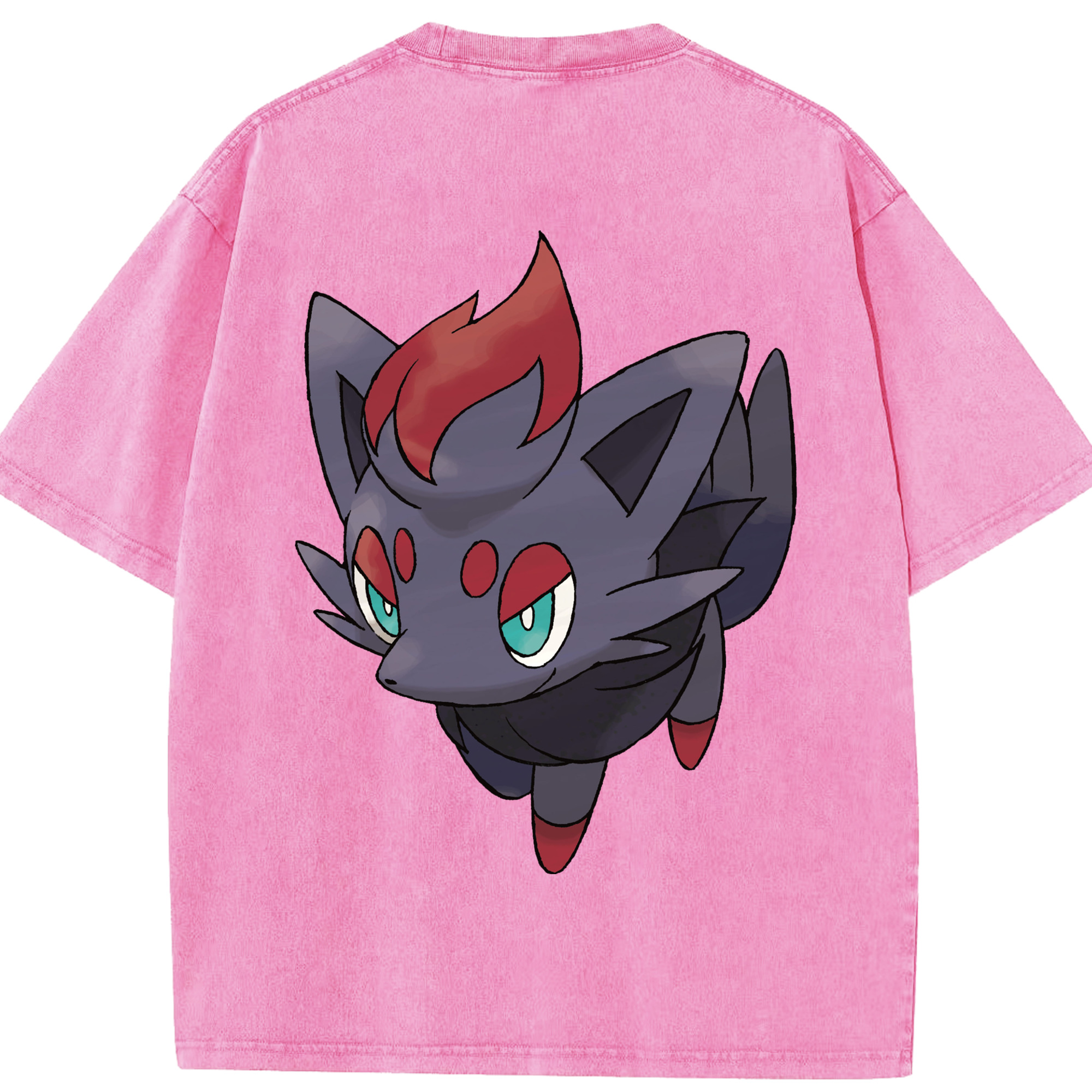 （画像用） ポケットモンスター Pokémon 綿100% ヴィンテージ風 半袖Tシャツ（背面プリント）
